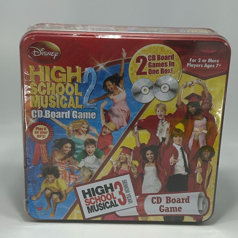 Disney High School Musical 2 & 3 Senior Year Interactive CD Board Game 2xCD Tin